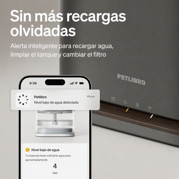 Fuente Inteligente para Gatos PETLIBRO Upgrade a Batería