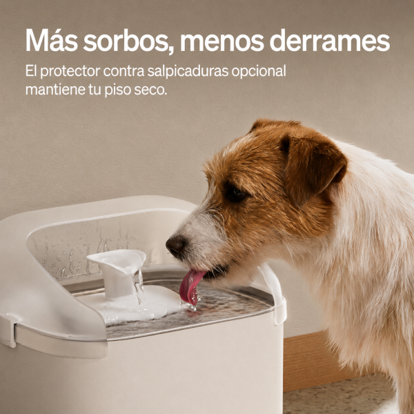 Fuente de Agua Silenciosa para Perros PETLIBRO con Bandeja de Acero Inoxidable