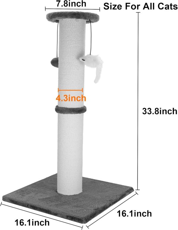 product_image_11 Cat Scratching Post 34 Inches Heavy