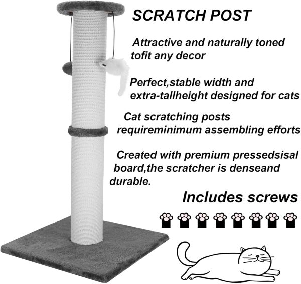 product_image_71 Cat Scratching Post 34 Inches Heavy