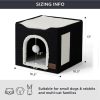 0123 Bedsure Cat Beds for Indoor Cats - Large Cat Cave for Pet