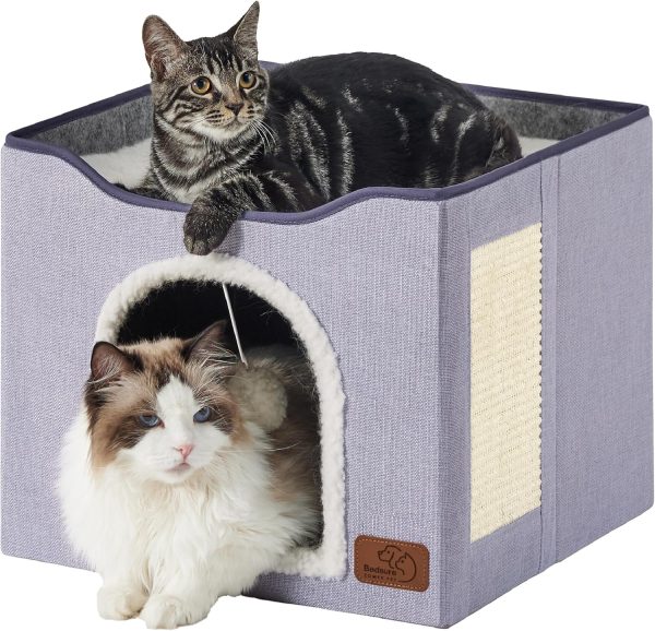 456 Bedsure Cat Beds for Indoor Cats - Large Cat Cave for Pet