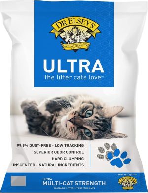 Dr. Elsey's Ultra UnScented Clumping Clay Cat Litter