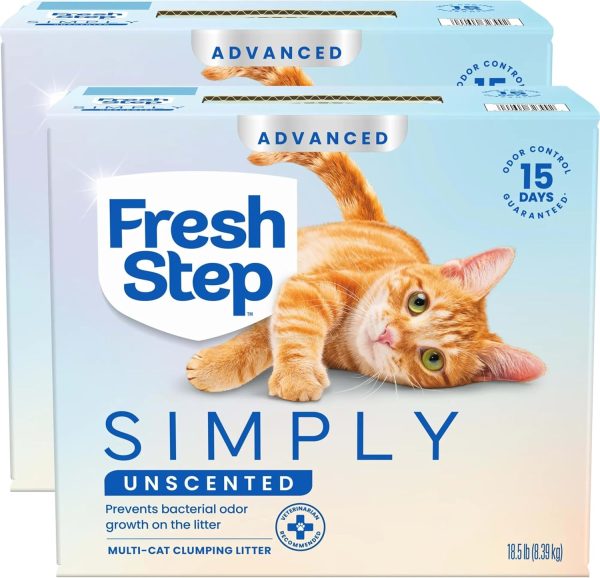 Fresh Step Advanced Odor Shield Multi Cat Clumping Litter with