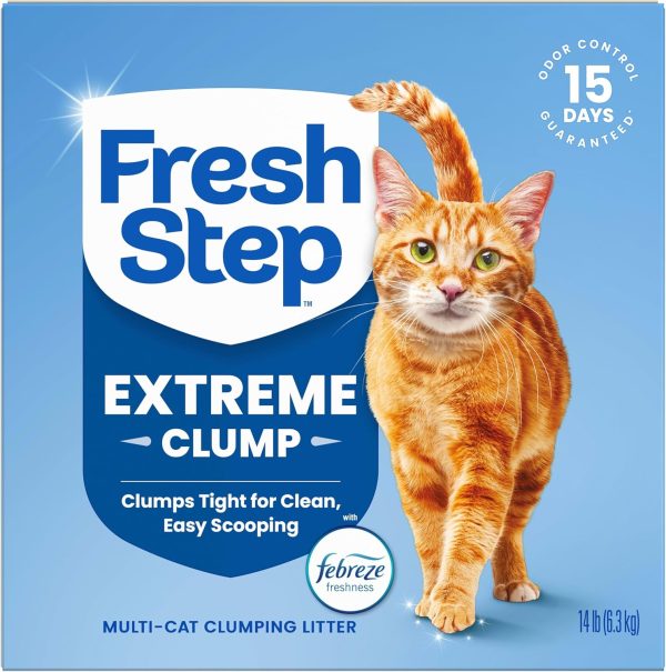 Fresh Step Advanced Odor Shield Multi Cat Clumping Litter with