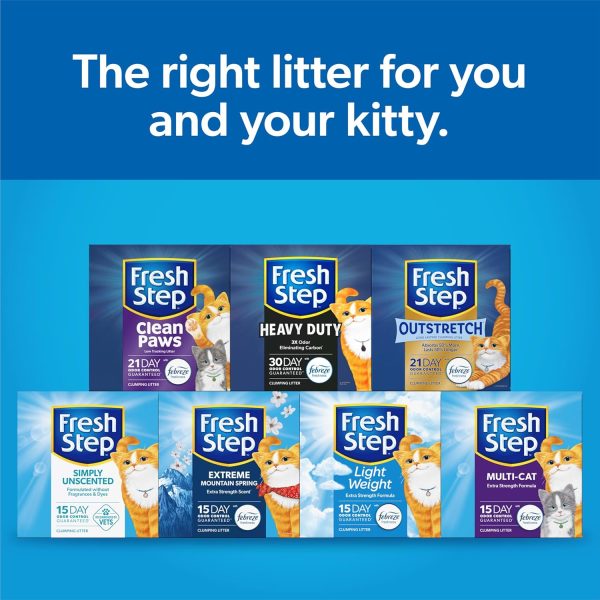 Fresh Step Advanced Odor Shield Multi Cat Clumping Litter with