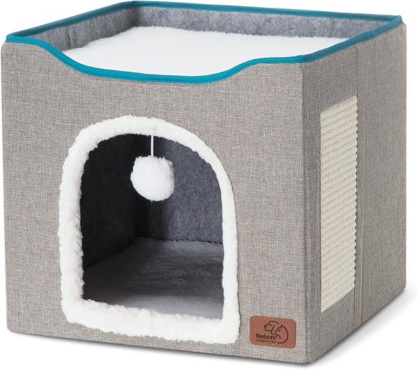 product_image_31 Bedsure Cat Beds for Indoor Cats - Large Cat Cave for Pet