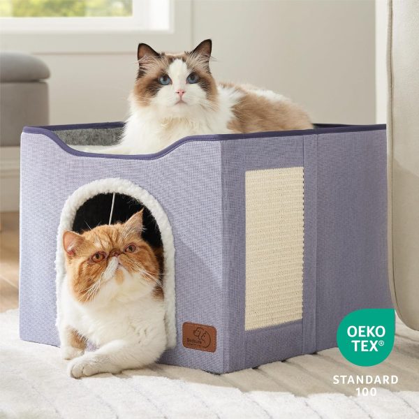 product_image_41 (1) Bedsure Cat Beds for Indoor Cats - Large Cat Cave for Pet