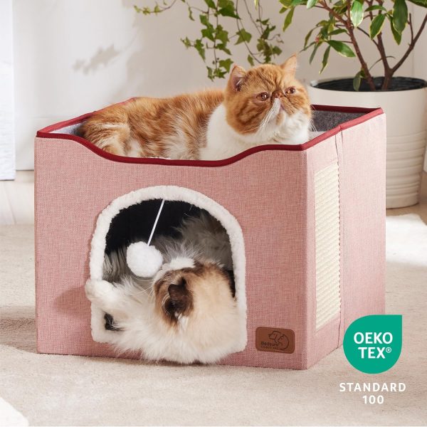 product_image_41 (5) Bedsure Cat Beds for Indoor Cats - Large Cat Cave for Pet