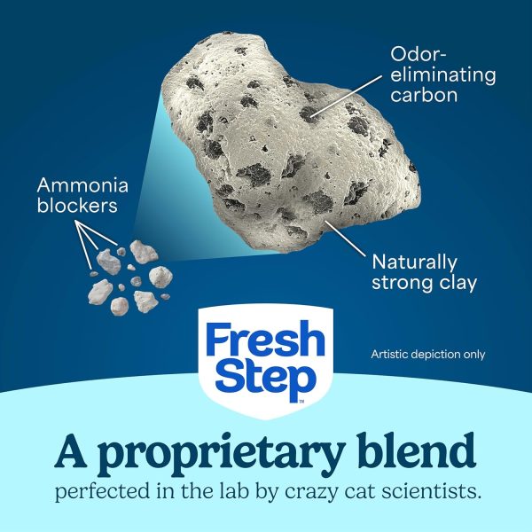 Fresh Step Advanced Odor Shield Multi Cat Clumping Litter with