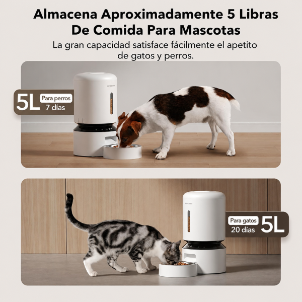 PETLIBRO 5L Wi-Fi Automatic Feeder for Cats and Dogs